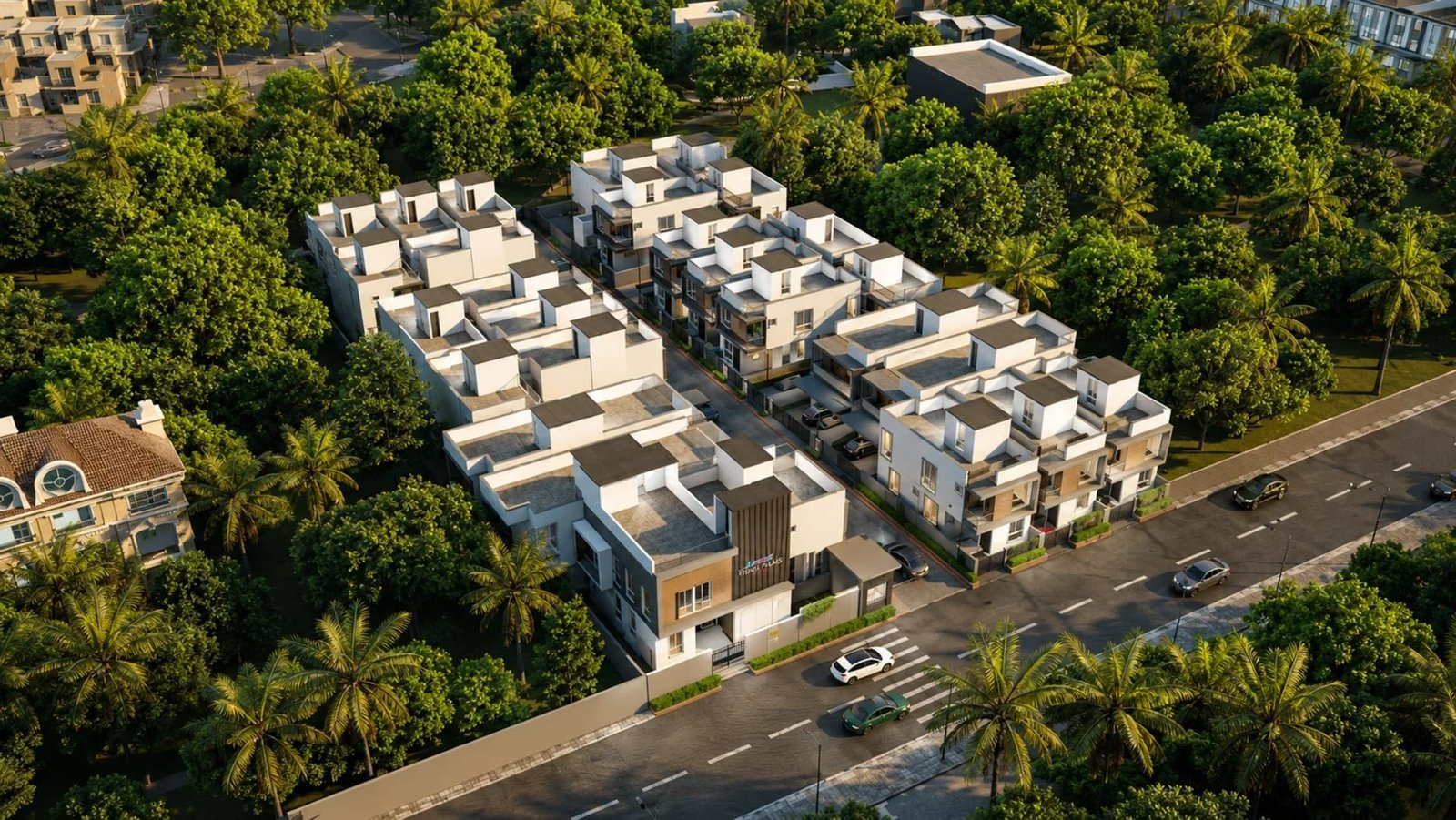 Lush Gated Streetscapes